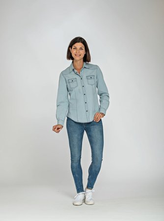 Lemon & Soda - Denim Blouse